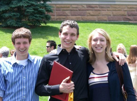 Wade Rosen with his sister Karin Rosen