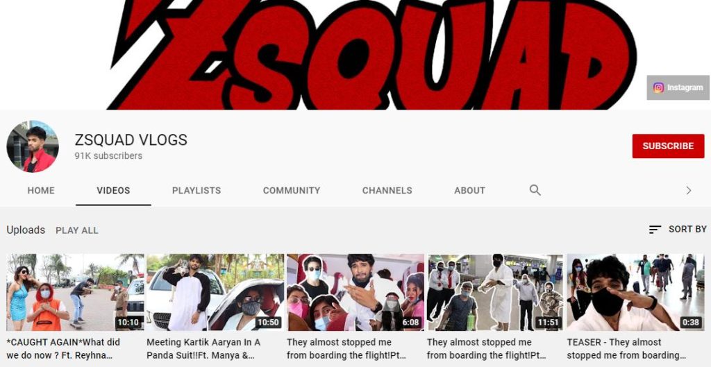Zeeshan Khan Youtube channel