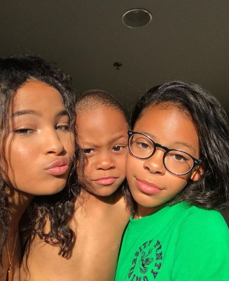 Aja Metoyer daughters and son