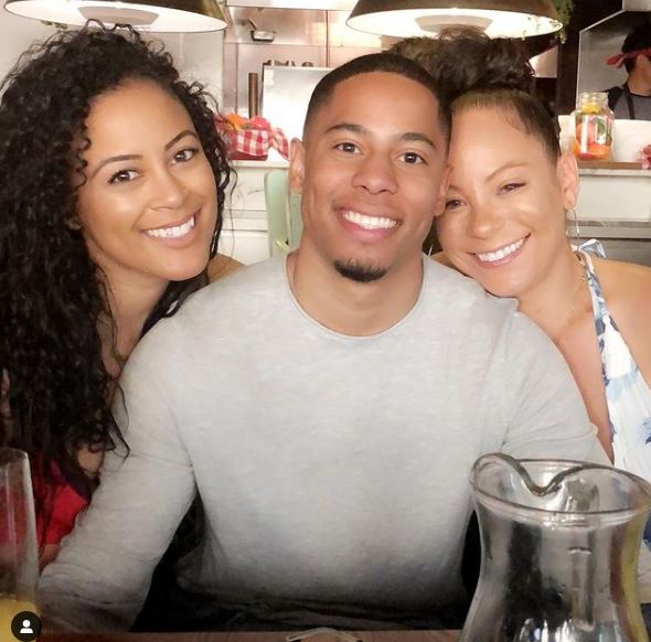 Aja Metoyer with her brother and sister Melissa Metoyer