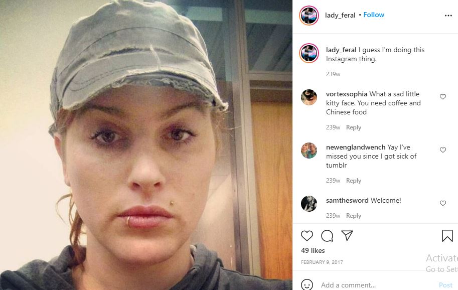 Alana McLaughlin first Instagram post