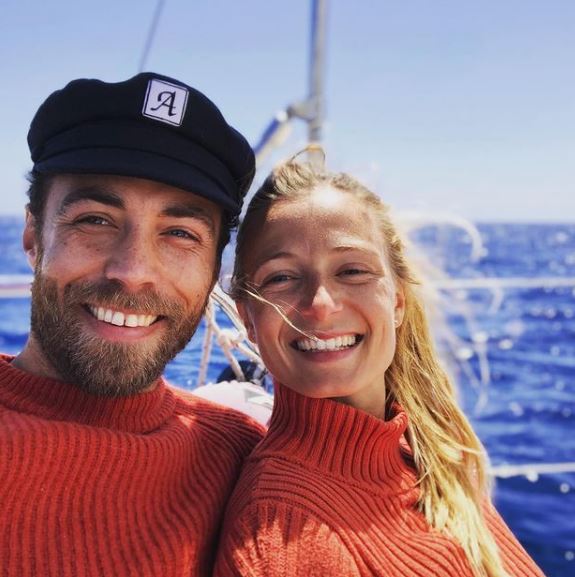 Alizée Thevenet with James Middleton