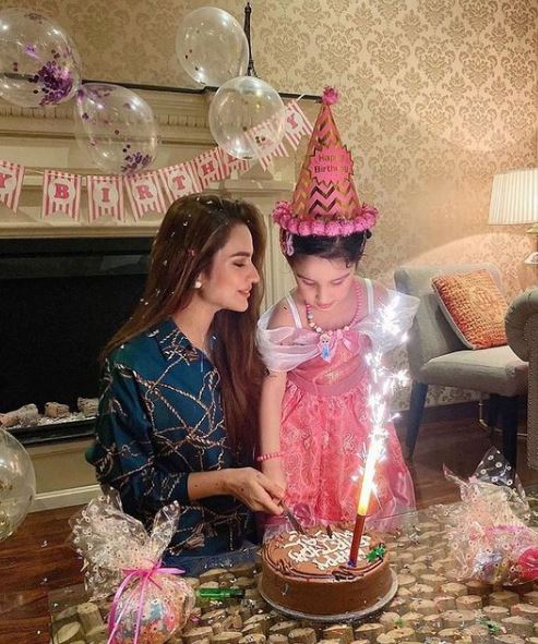 Alyzeh Gabol celebrating her daughter's birthday
