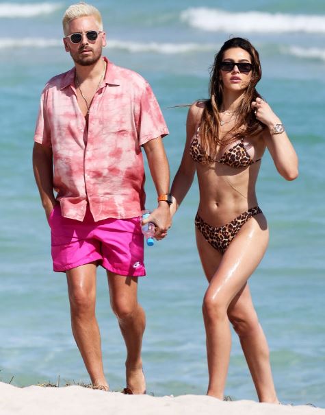 Amelia Hamlin and Scott Disick