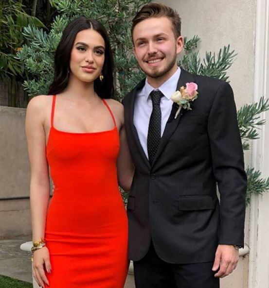 Amelia Hamlin with her boyfriend Mercer Wiederhorn