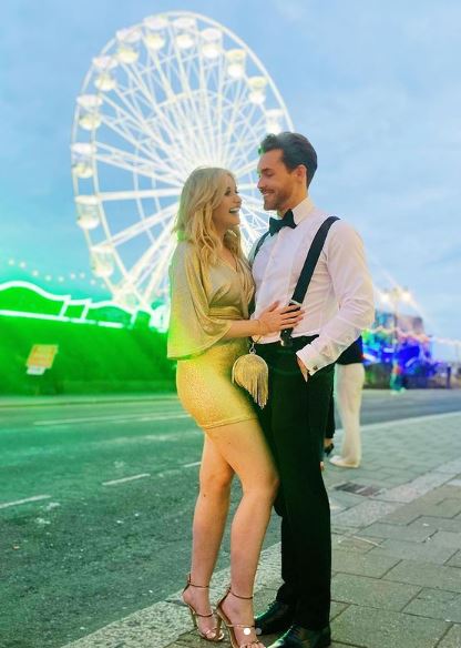 Amy Hart and her boyfriend Sam
