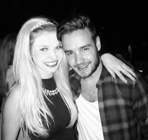 Amy Hart with Liam Payne