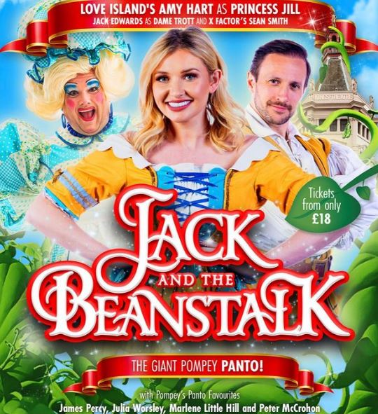 Amy appeared in Jack and the Beanstalk theatre