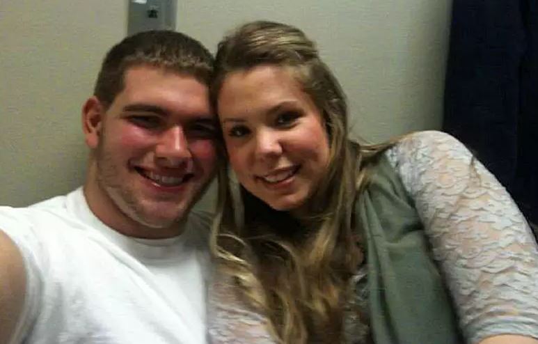 An old photo of Kailyn Lowry with Jordan Wenner