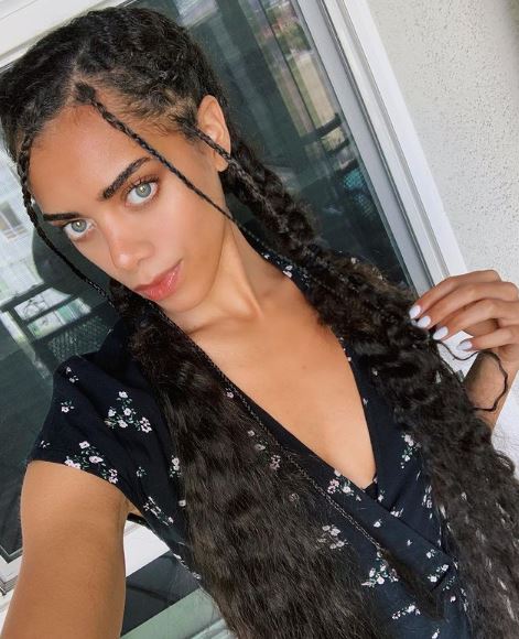 An old photo of Kiara Barnes
