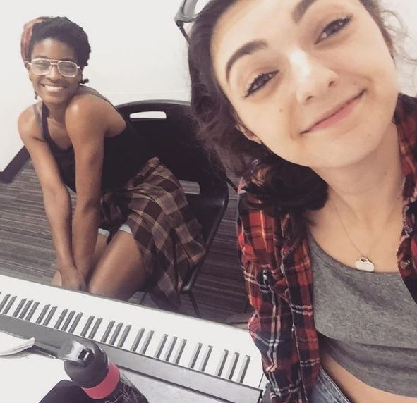 Ashley Romans and her bestie