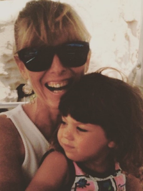 Briana Cuoco childhood photo with her mother Layne Ann Cuoco