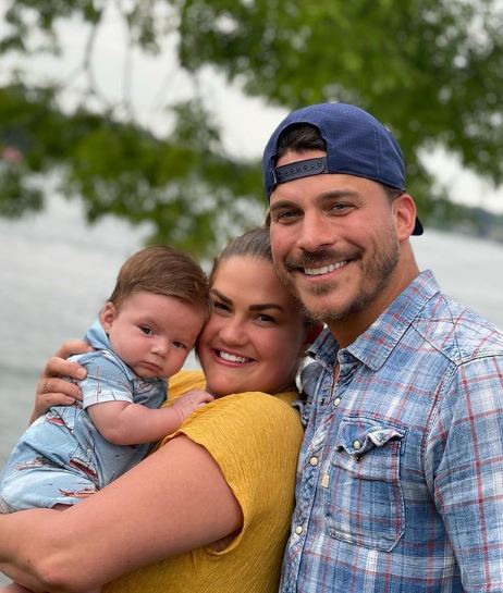 Brittany Cartwright with her husband and kid