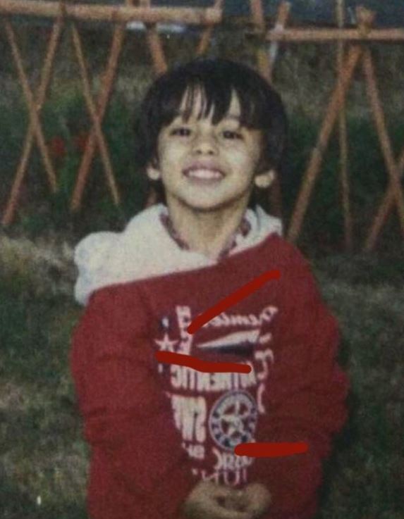 Childhood image of Pratik Sehajpal