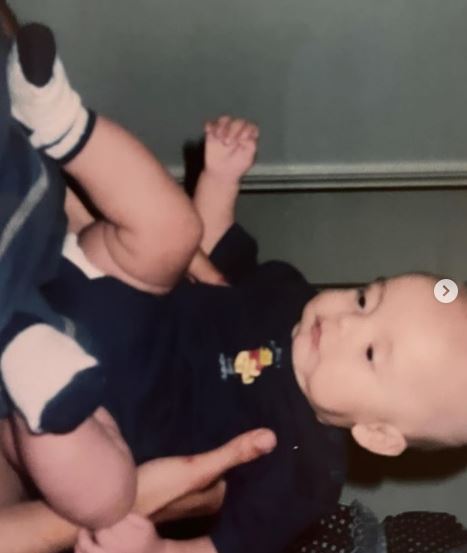 Childhood photo of Gabriel Salazar