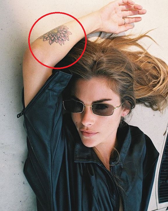 Clara Berry tattoo