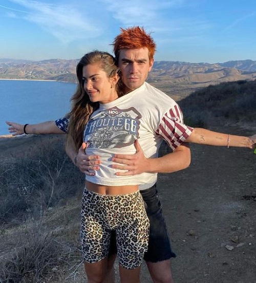 Clara Berry with her boyfriend Keneti James Fitzgerald Apa