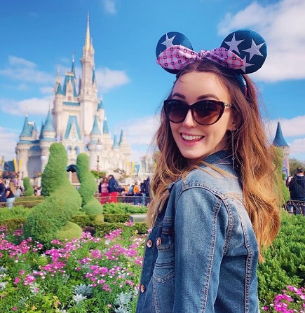 Clare Siobhan in Walt Disney world