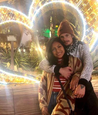 Danya Gonzalez with her boyfriend