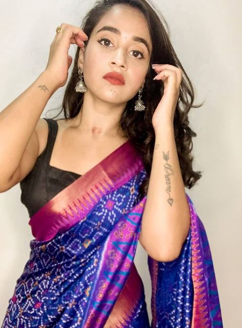 Deepthi Sunaina tattoos