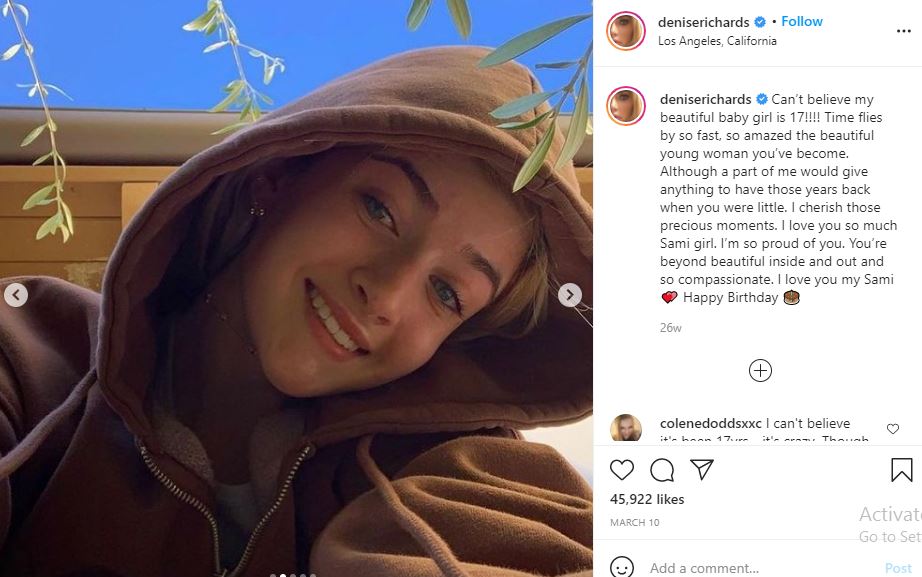 Denise Richards wished her daughter Sami Sheen on her 17th birthday