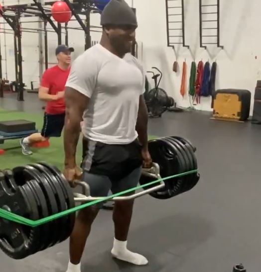 Derrick Gore is a fitness freak