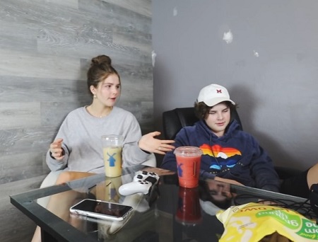 Ellie Thumann with her brother Will Thumann
