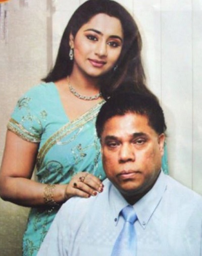 Eva Rahman with her ex husband Dr. Mahfuzur Rahman