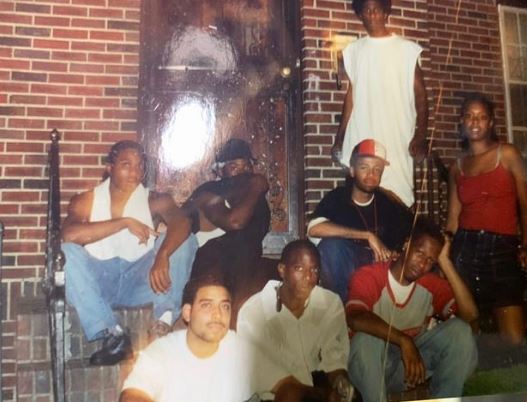 Fuquan Johnson old photo with his siblings