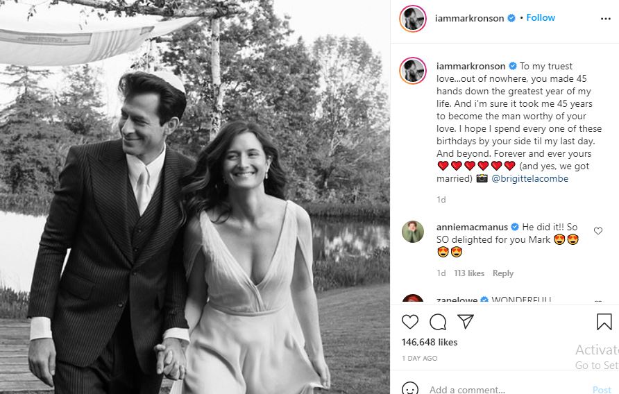 Grace Gummer got married to Mark Ronson