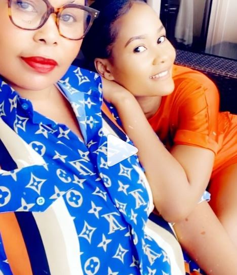 Hamisa Mobetto with her mother Shufaa Lutigunga