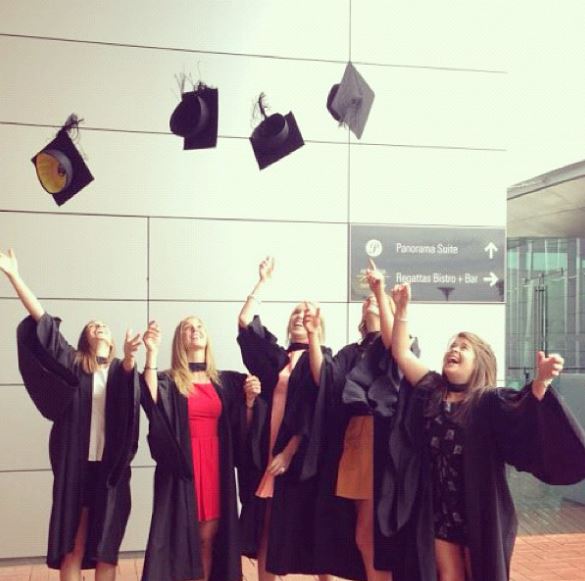 Hayley Leake completed her graduation