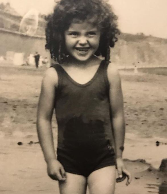 Hilary Gish Whitehall childhood picture