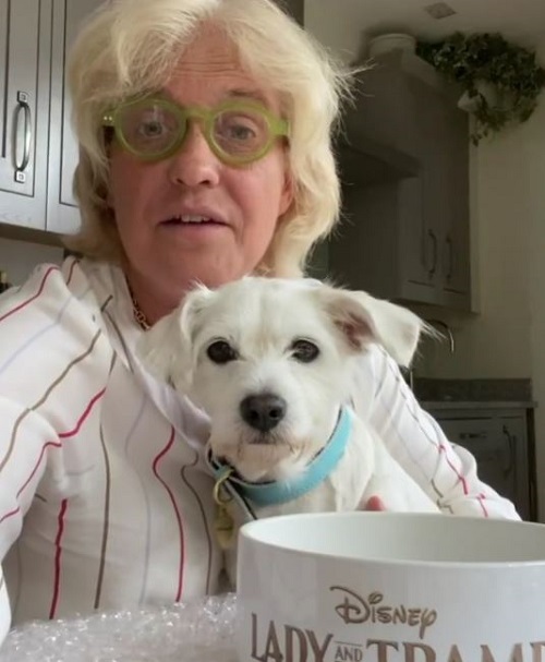 Hilary Gish Whitehall has a pet dog