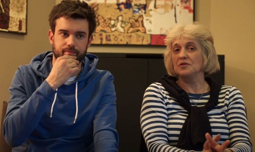 Hilary Gish Whitehall was featured on her son Jack Peter Benedict Whitehall YouTube video