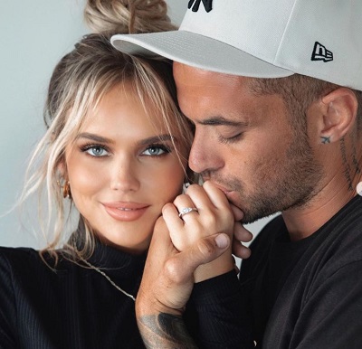 Hilde Osland with her lover James Lewis Foster