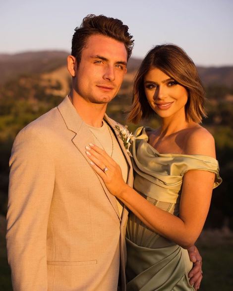James Kennedy with his fiancée Raquel Leviss