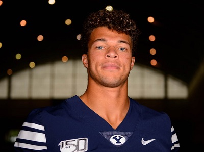 Jaren Hall is a well-known American football player, who is currently playing for the team named BYU Cougars football
