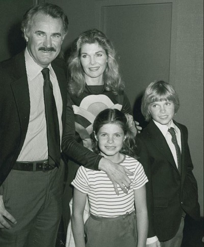 Jean Hale Coleman with her husband Dabney Coleman and kids