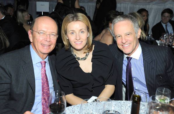 Jenny Paulson with Wilbur Ross and Nathan Bernstein