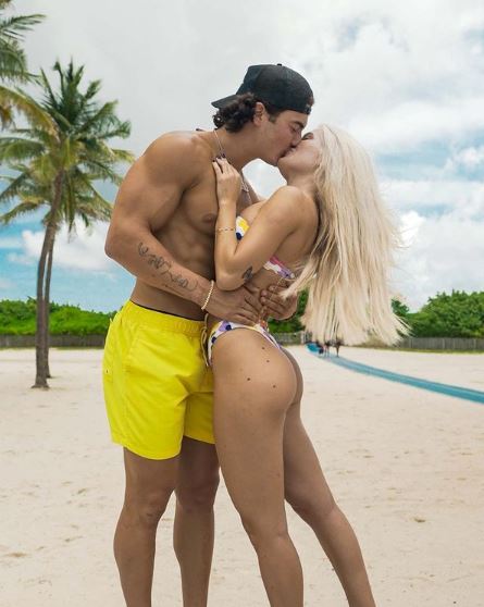 Jesse James West and his girlfriend Claudia Walsh