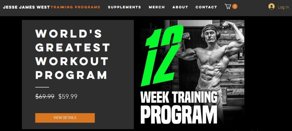 Jesse James West's online fitness training program