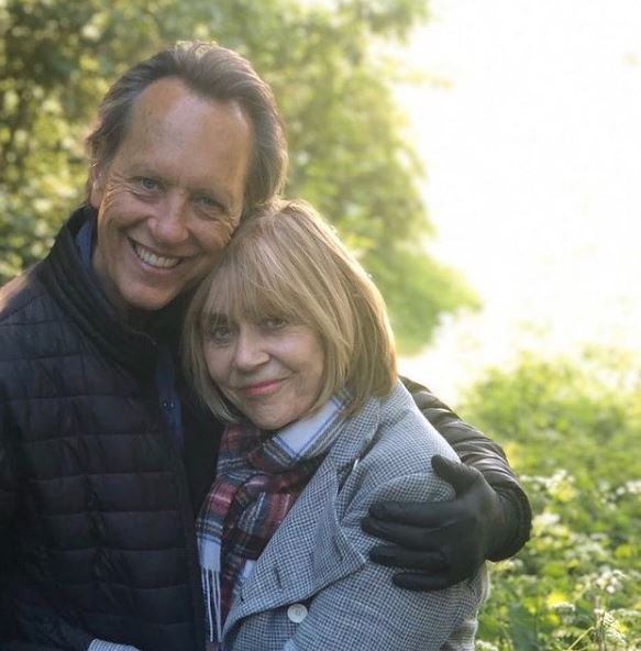 Joan Washington and her husband Richard E Grant
