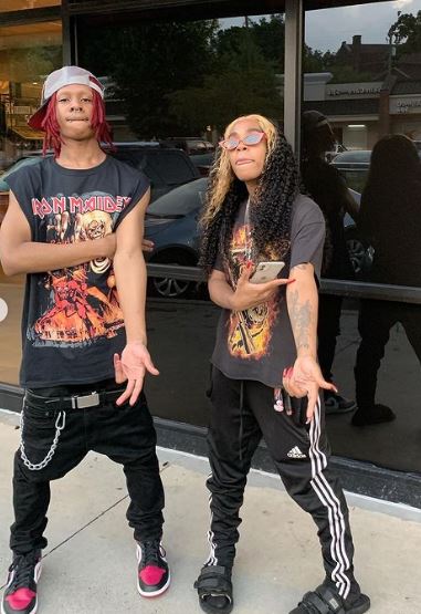 Joann Kelly with KT Darkboiii
