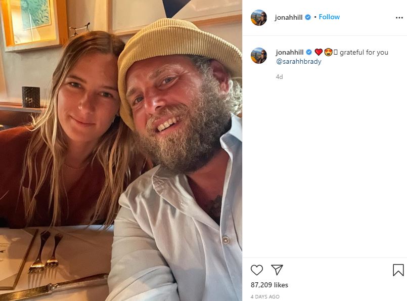 Jonah Hill is dating Sarah Brady