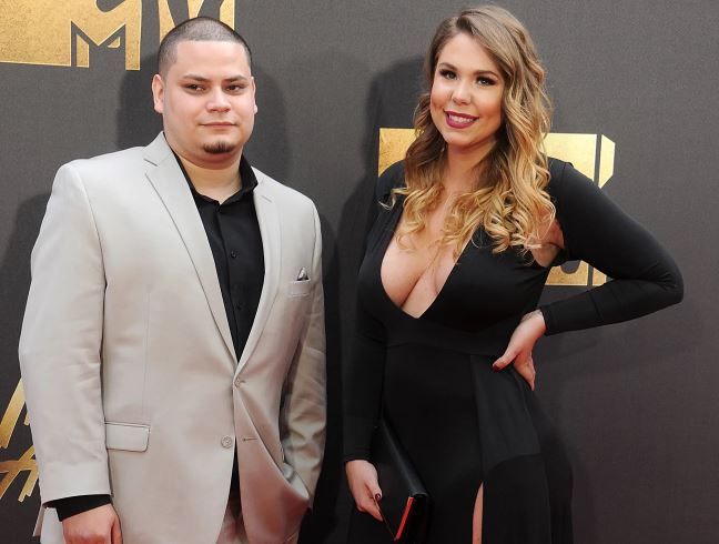 Kailyn Lowry with her ex-partner Jo Rivera