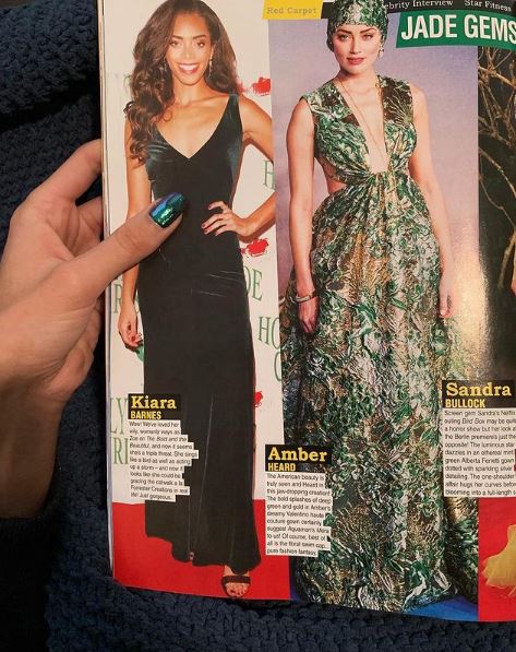 Kiara Barnes featured on magazine articles