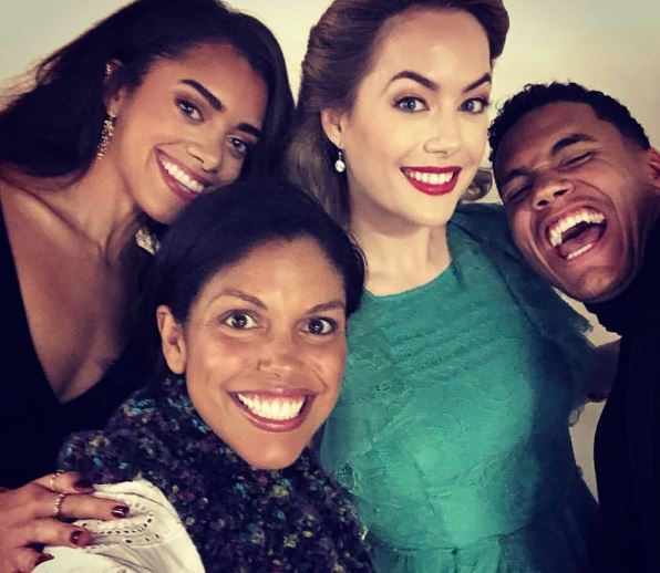 Kiara Barnes with her friends