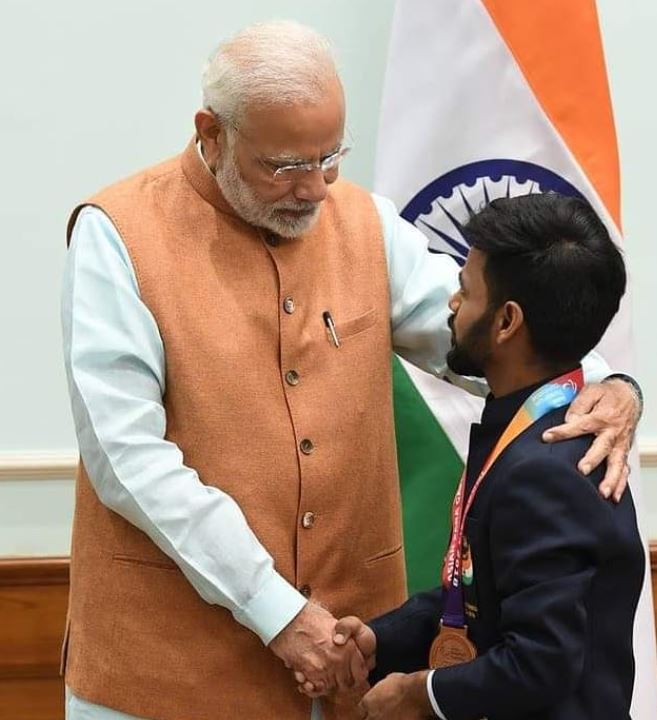 Krishna Nagar met Prime Minister