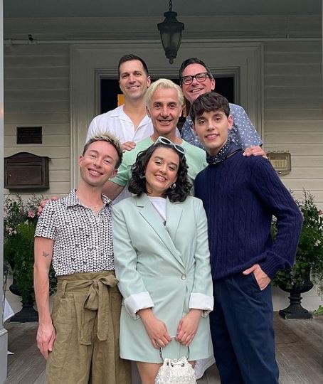 Lauren Patel with the cast of Everybody's Talking About Jamie